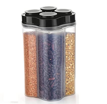 4 section Round Storage Container